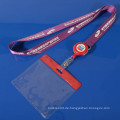 Custom Pailletten Lanyard für ID-Karte